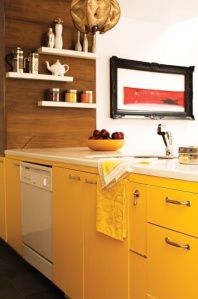 cocina - amarilla - reinventada - hogar