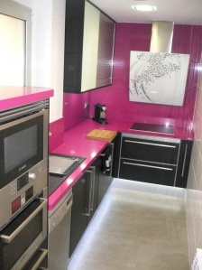 cocina - rosa - reinventar - hogar
